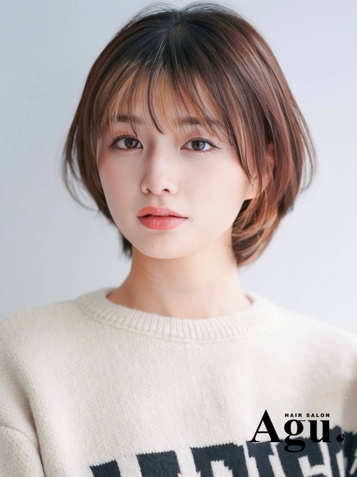 小顔似合わせメルティショート×numberA.ヘアバター